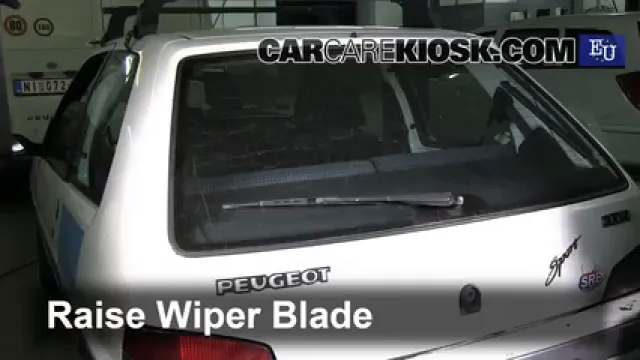 1996 Peugeot 106 Sport 1.1L 4 Cyl. Windshield Wiper Blade (Rear) Replace Wiper Blade